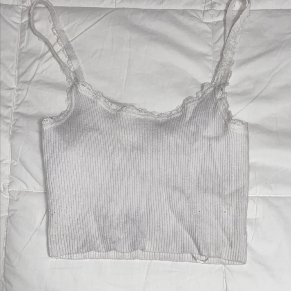 white tank top